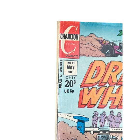 Charlton Comics Drag N’ Wheels Comic Vol 5 #59 May 1973 Vintage Collectible - Picture 2 of 5